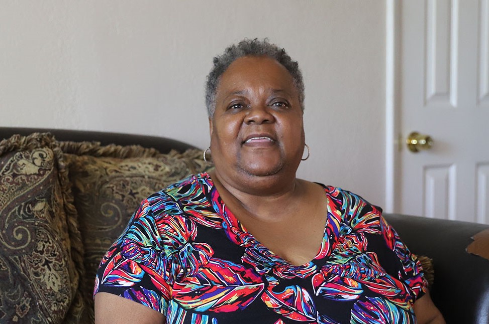 Elated to be vaccinated: Senior gets a shot shortly after calling 211